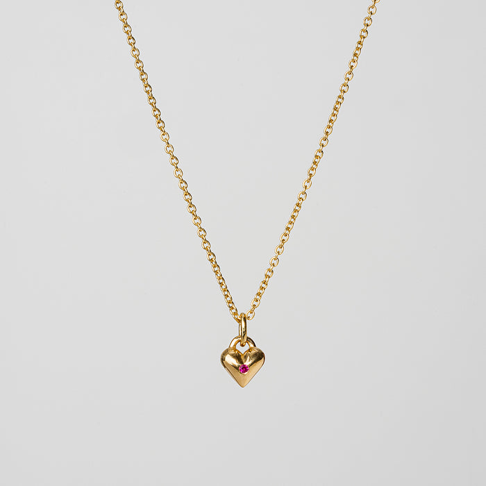 תליון לב אדום (גדול)