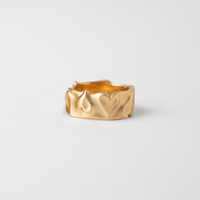 טבעת נישואין לבבות