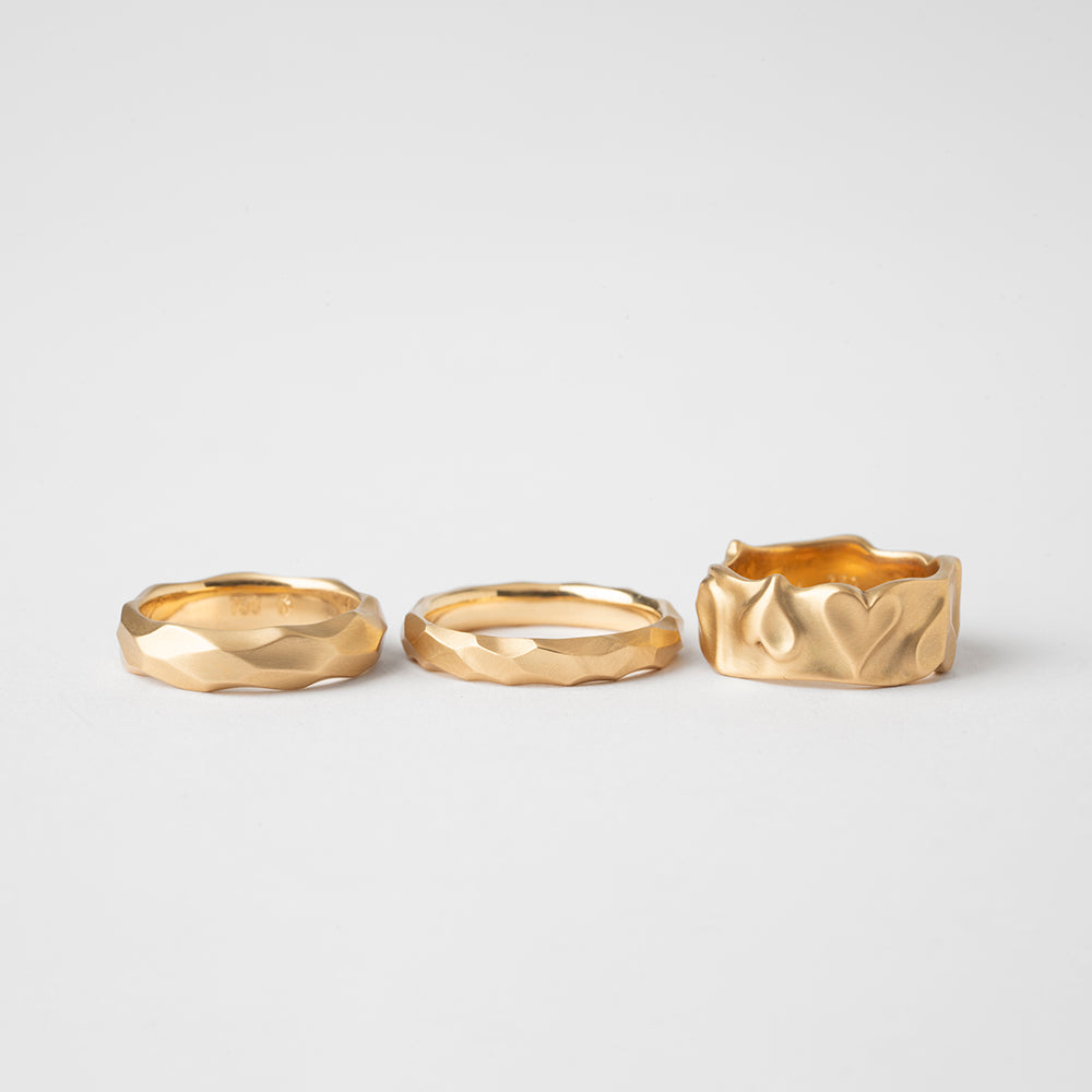 טבעת מגולפת (רחבה)