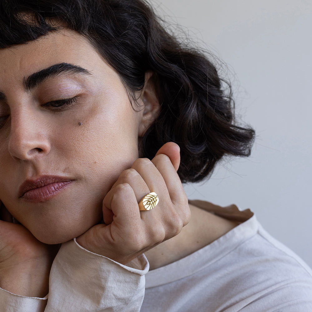 טבעת חותם חיטה