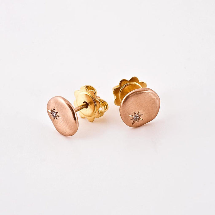 עגילי ענני יהלומים