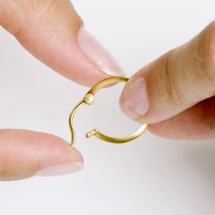 עגילי חישוק חיטה קלאסית