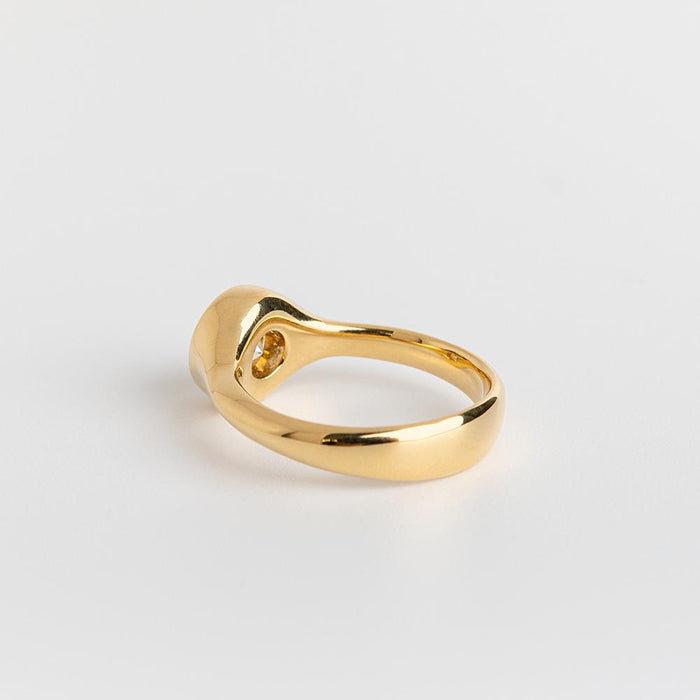 טבעת פיסולית יהלום 1 קראט