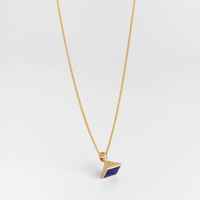 תליון משקולת פירמידה כחולה