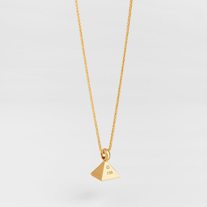 תליון משקולת פירמידה כחולה