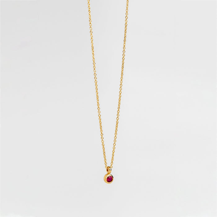 תליון רובי קטן (עגול)