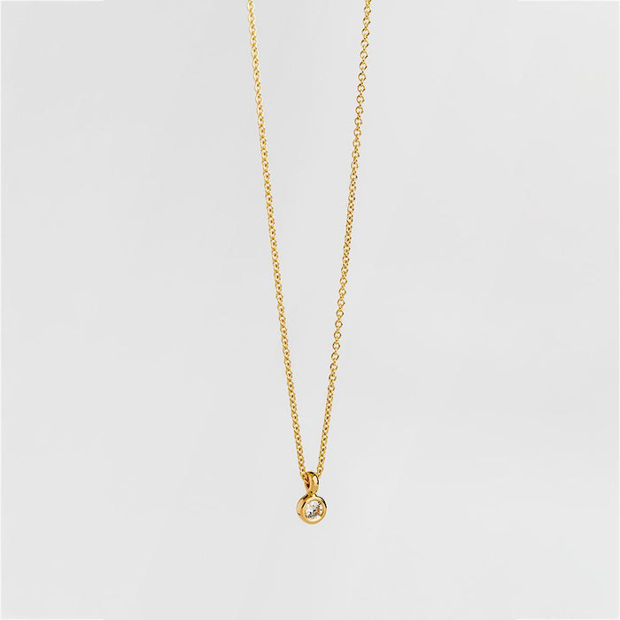 תליון יהלום קטן (עגול)