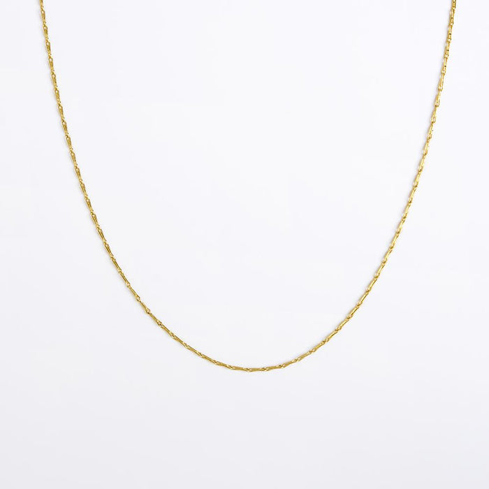 שרשרת מחטי אורן (18 קראט זהב)