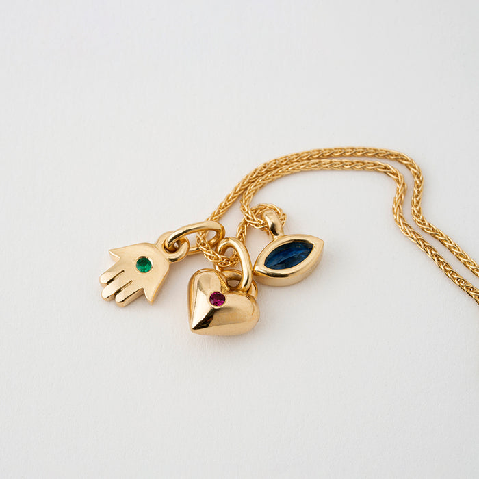 תליון לב אדום (גדול)